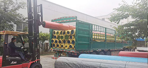 印刷復(fù)合膜出貨現(xiàn)場(chǎng)